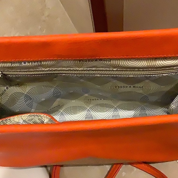 COPY - Pixie * Mood two purses orange & tan with … - Picture 4 of 8